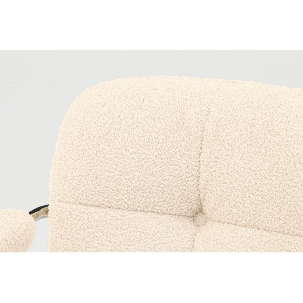 不二貿易 オフィスチェア　ルル　ＷＨ【メーカー直送・代引不可】, ホワイト, 幅550mm&times;奥行670mm&times;高さmm