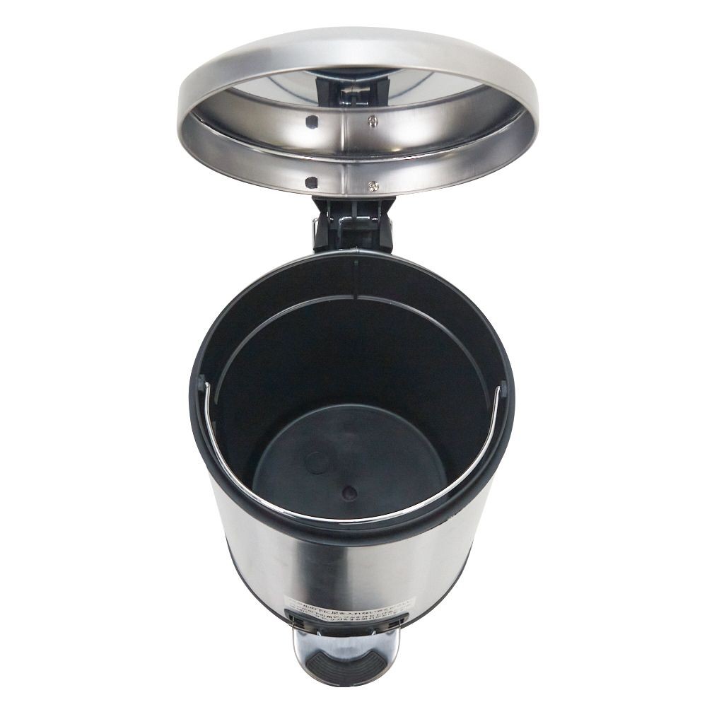 ステンレスペダルペール, シルバー（5.0L）, 5.0L