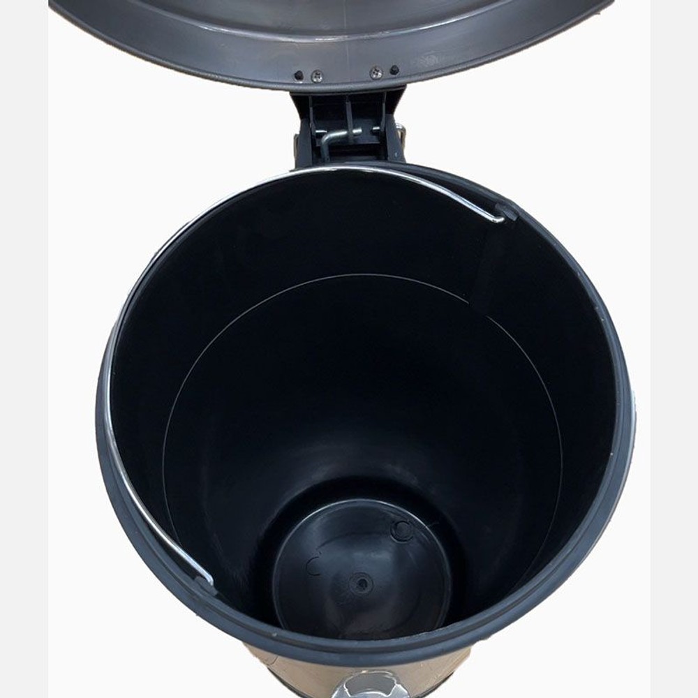 ステンレスペダルペール, シルバー（5.0L）, 5.0L