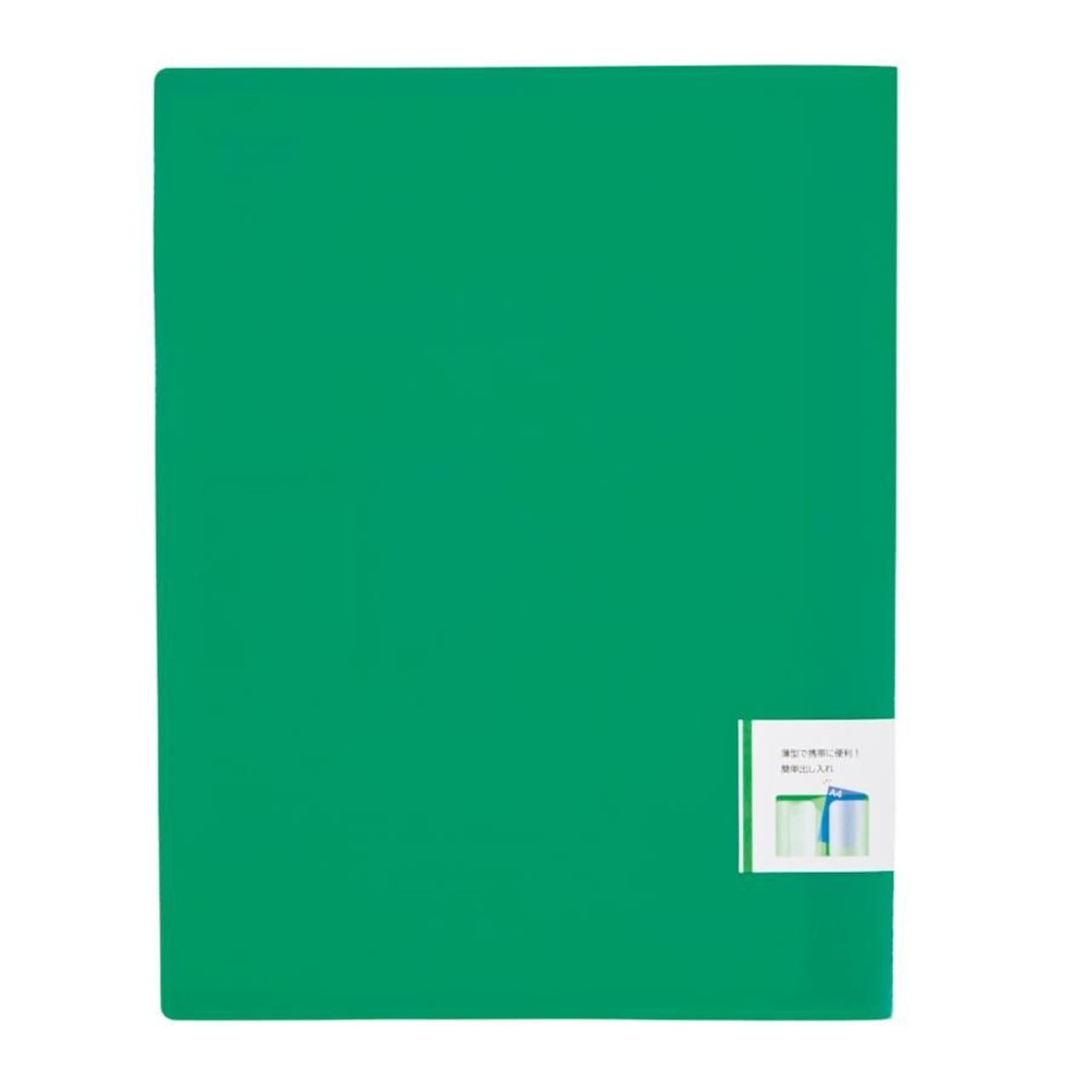 ウィザ WIZ'Aオープンクリアブックカジュアル Ａ4 ４ポケット, ブルー, A4