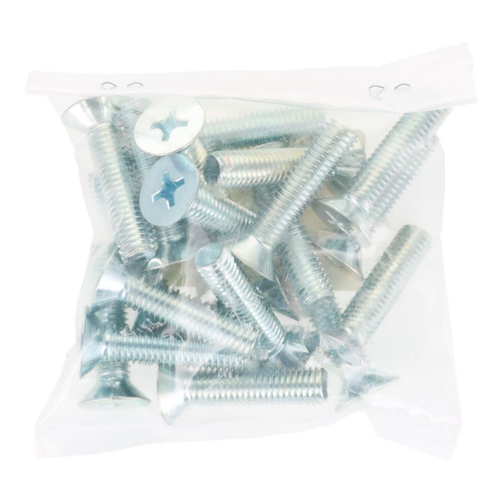 ユニクロ　小ねじ　皿　Ｍ８&times;３５　２０個入り, 小ねじ, M8&times;35