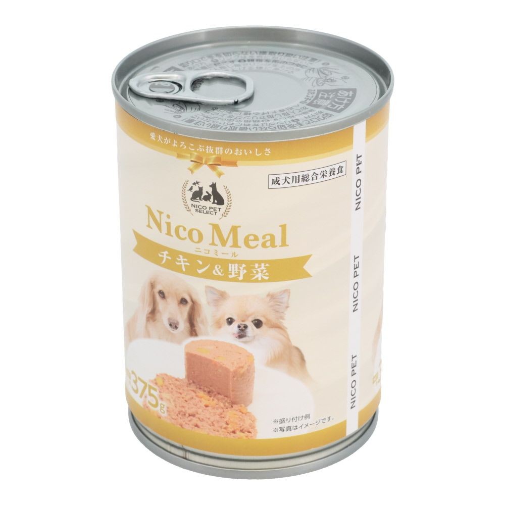 ビバホーム NicoMeal チキン＆野菜 375g×24個セット, チキン＆野菜, 375g×24個セット