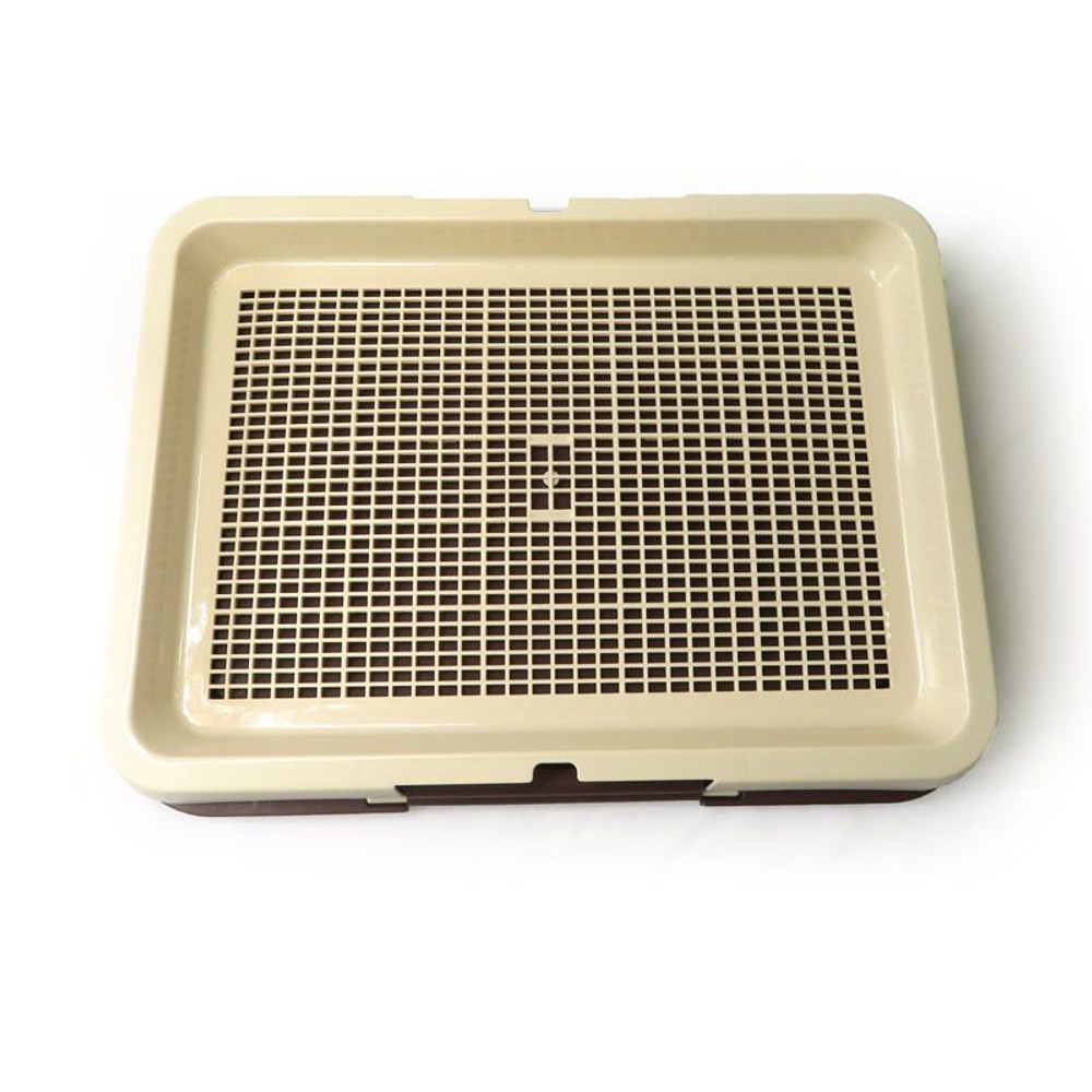 しつけ練習用　メッシュシーツトレー, ブラウン, 小型