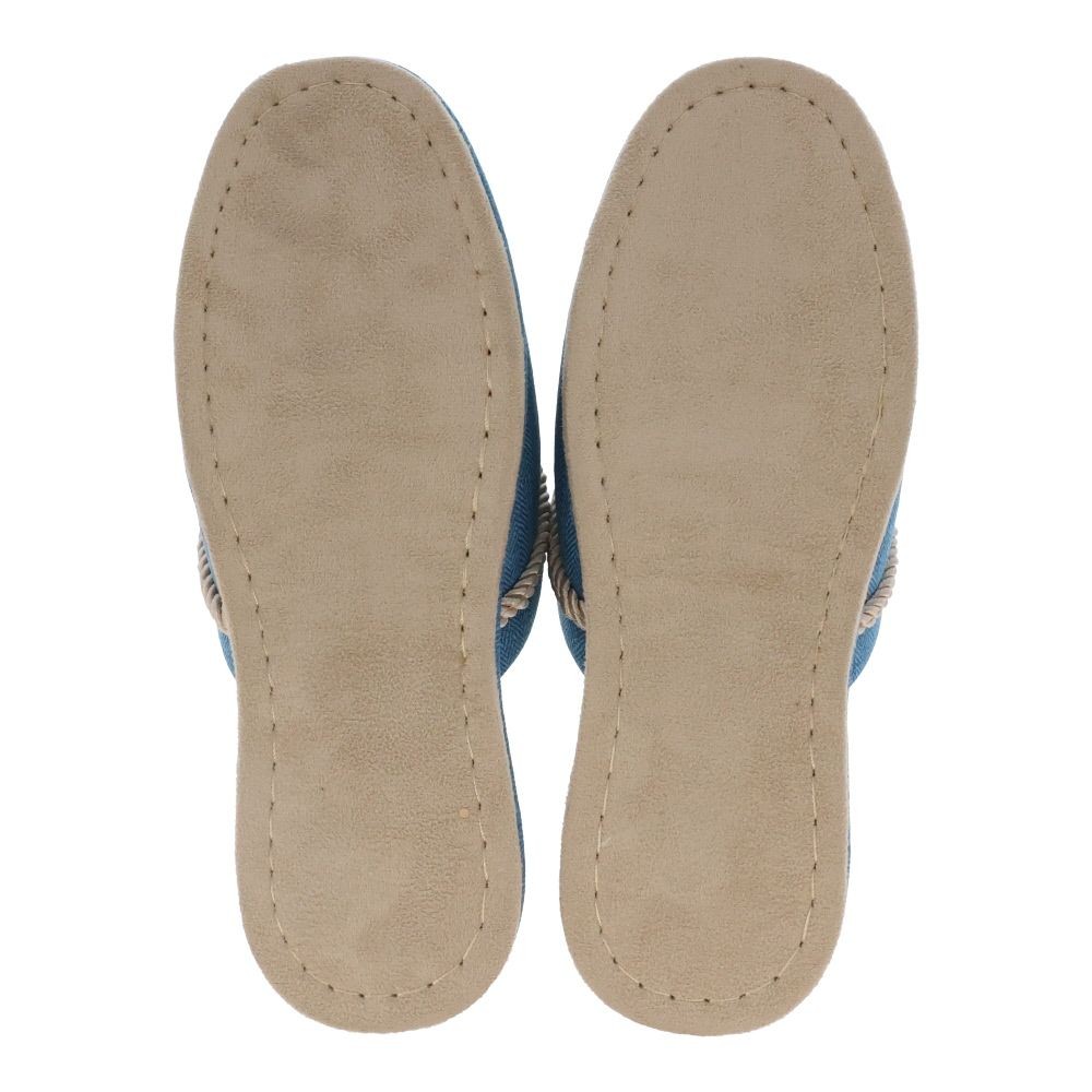 カラーロープスリッパ　Ｍ　ブルー, ブルー, Mサイズ