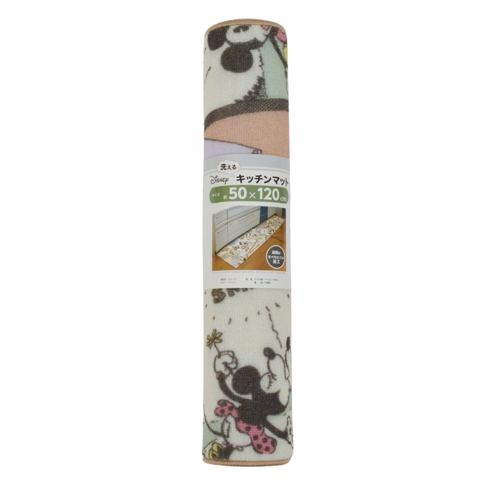 洗える　キッチンマット　約５０Ｘ１２０ＣＭ　コミック