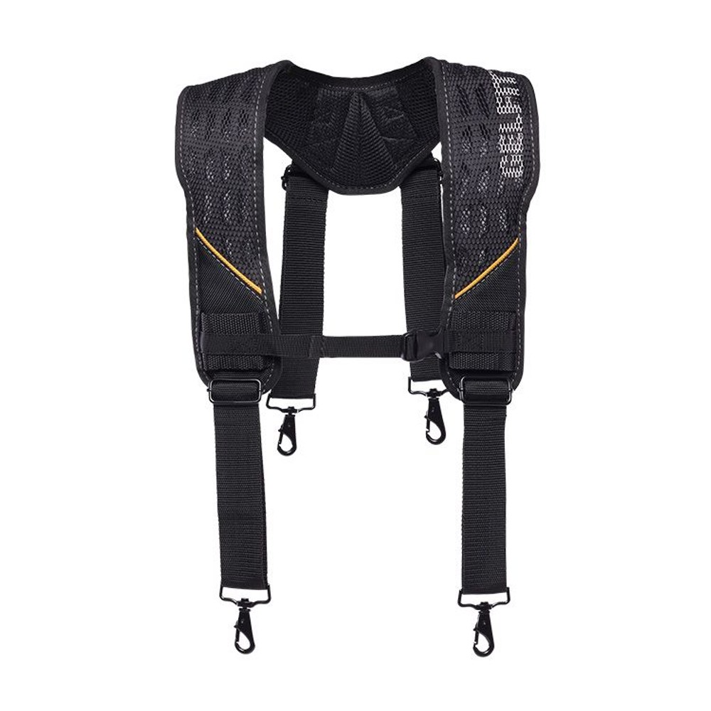 TOUGHBUILT（タフビルト）　ジェルフィットワークサスペンダー, 黒, TB-CT-51G