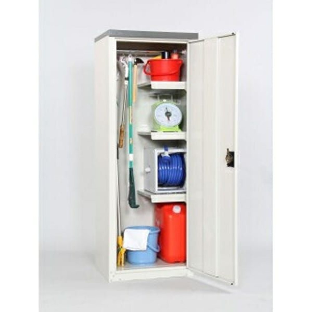 グリーンライフ 扉式家庭用収納庫 TBJ-162HT【メーカー直送・代引不可】, アイボリー, 幅60cm&times;奥行45(47)cm&times;高さ162cm