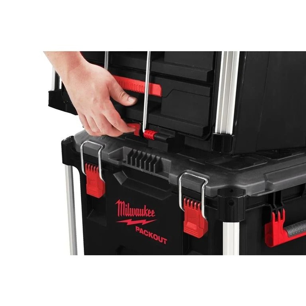 【数量限定】milwaukee PACKOUT 引き出し収納 3段 ブラック, 黒, 3段