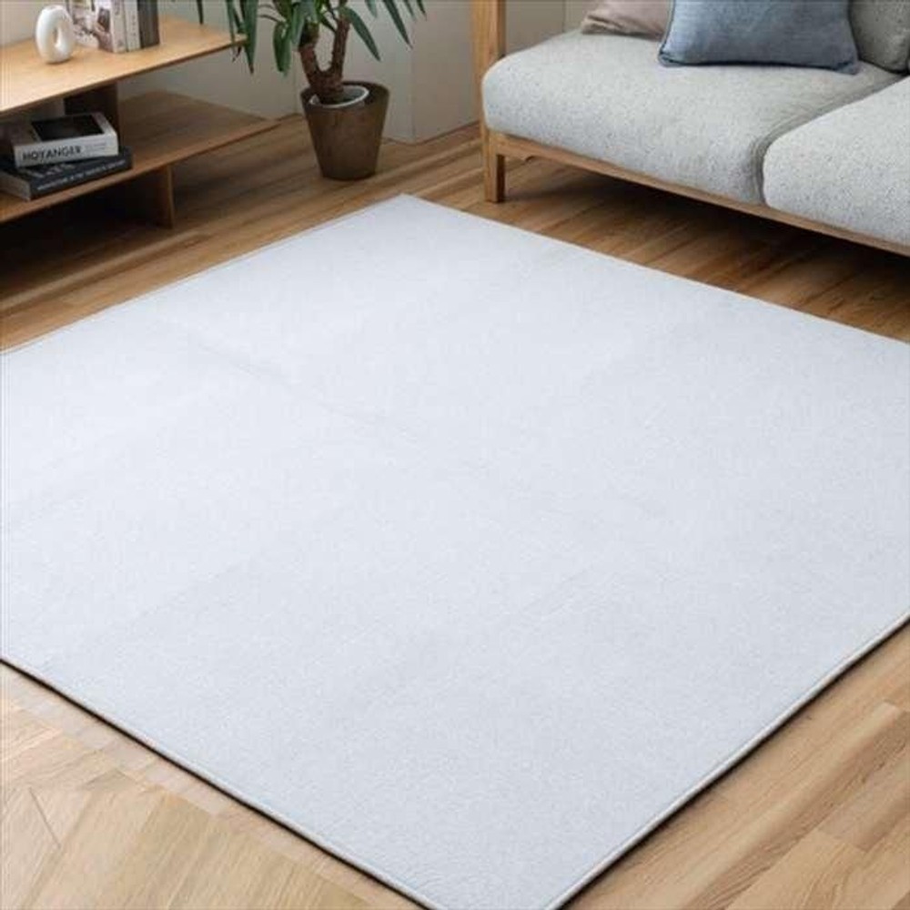 イケヒコ 敷物 ラグ（ボンディングラグ） マカロ  グレー 【メーカー直送・代引不可】, グレー, 90&times;120cm