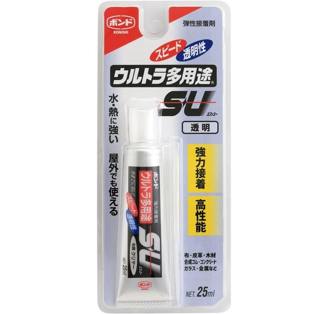 コニシ ボンド ウルトラ多用途SU クリヤー 25ml, クリヤー, 25ml