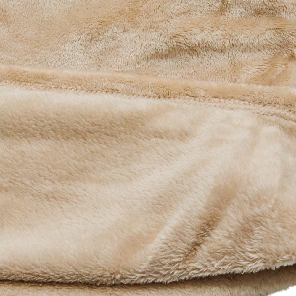 WIZ'A　ウィザ　着る毛布フードタイプＢＥ, ベージュ, 120cm