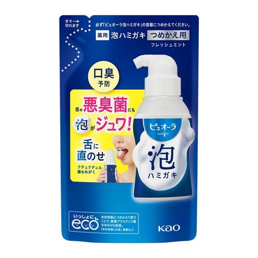 ピュオーラ　泡ハミガキ　フレッシュミント　つめかえ用　１００ｍｌ, フレッシュミント, 100ml