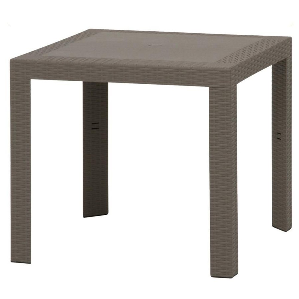 不二貿易  ステラ　テーブル　80角 【メーカー直送・代引不可】, グレー, 80cm角