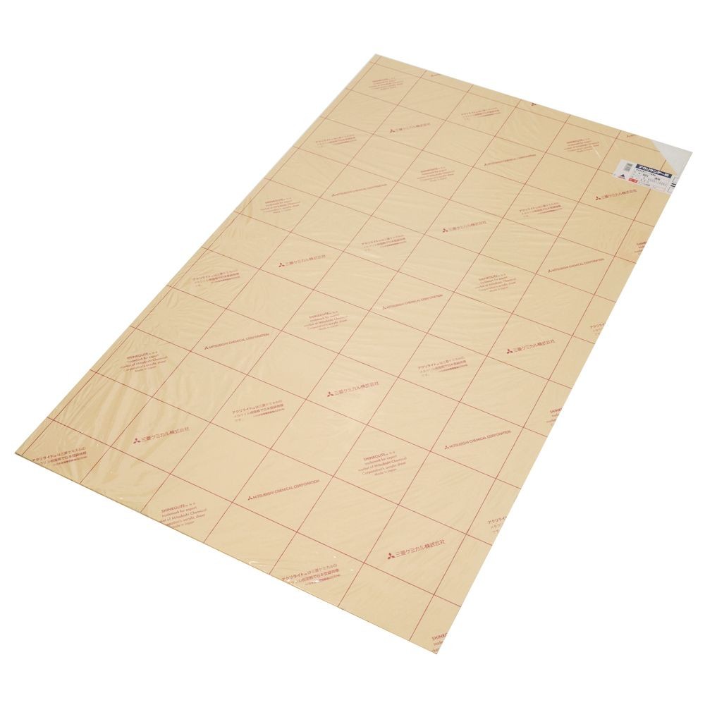 アクリサンデー板 透明 L 650&times;1100&times;2mm, 透明, Lサイズ
