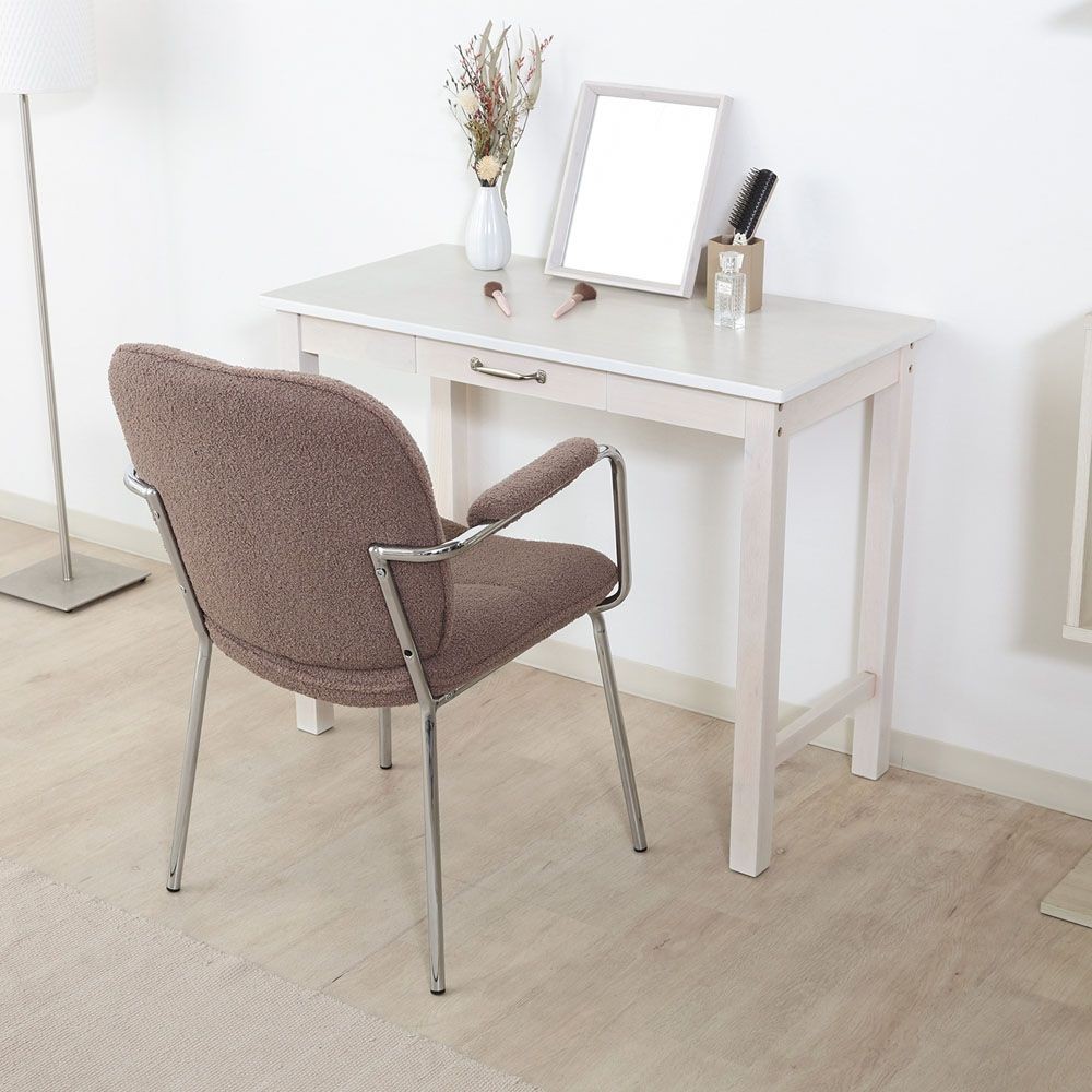 不二貿易 ダイニングチェア　ルル　ＢＲ【メーカー直送・代引不可】, ブラウン, 幅550mm&times;奥行600mm&times;高さ810mm