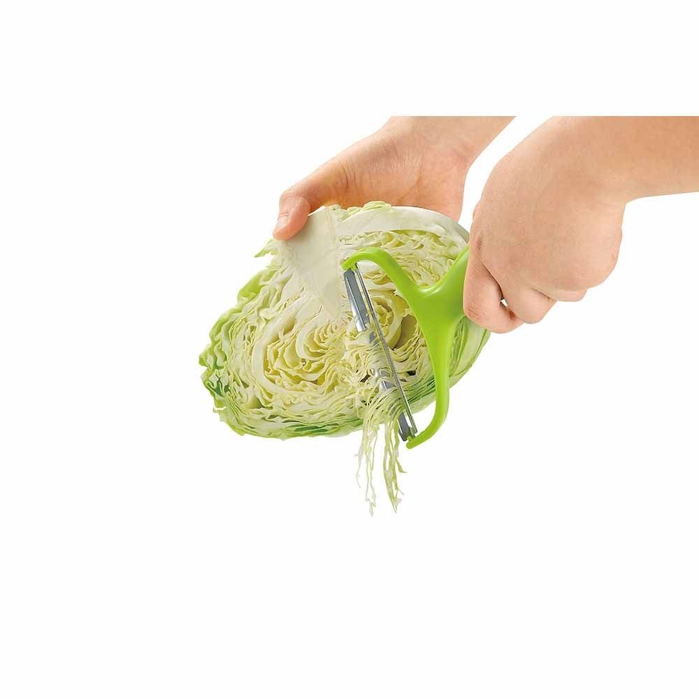 下村工業 フルベジ キャベツピーラー 左利き用 FV-672, グリーン, FV-672