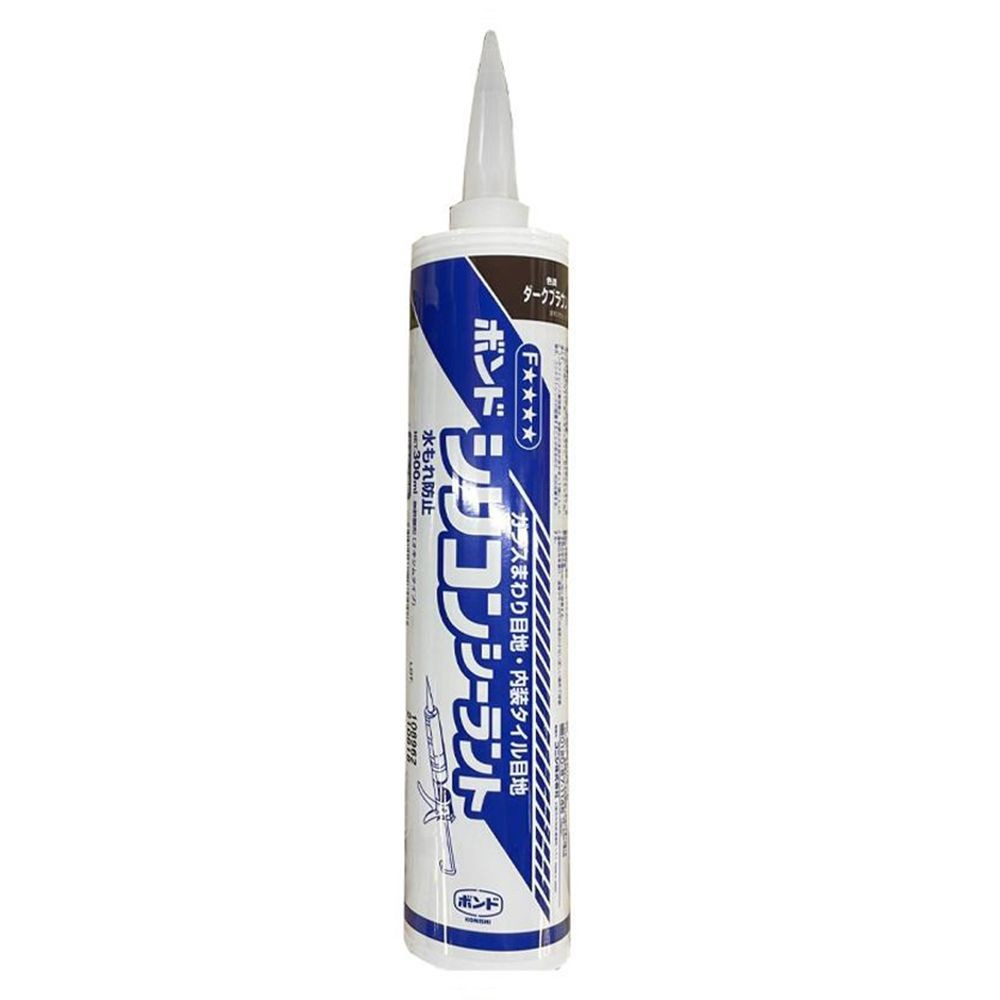 ボンド　シリコンシーラント300ml, ダークブラウン, 300ml