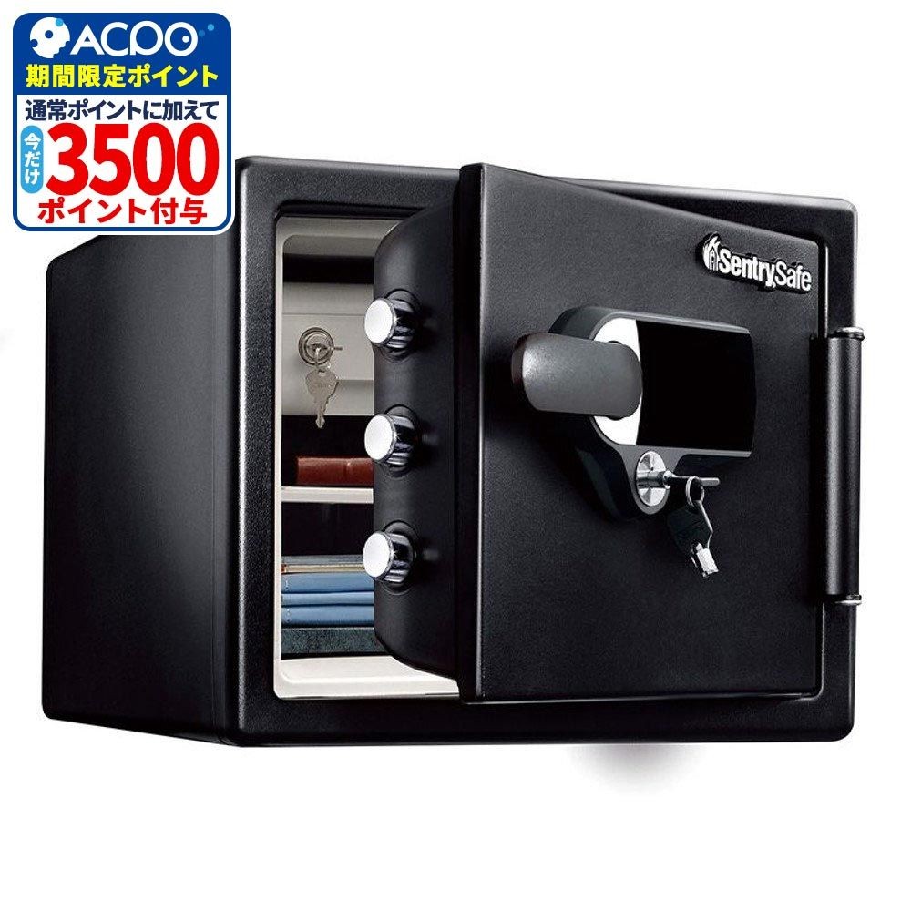 【開梱・設置費込】セントリーアラームセーフ  JFW082UEL タッチパネル式 1時間耐火 22.8L【メーカー直送・代引不可】, ブラック, JFW082UEL