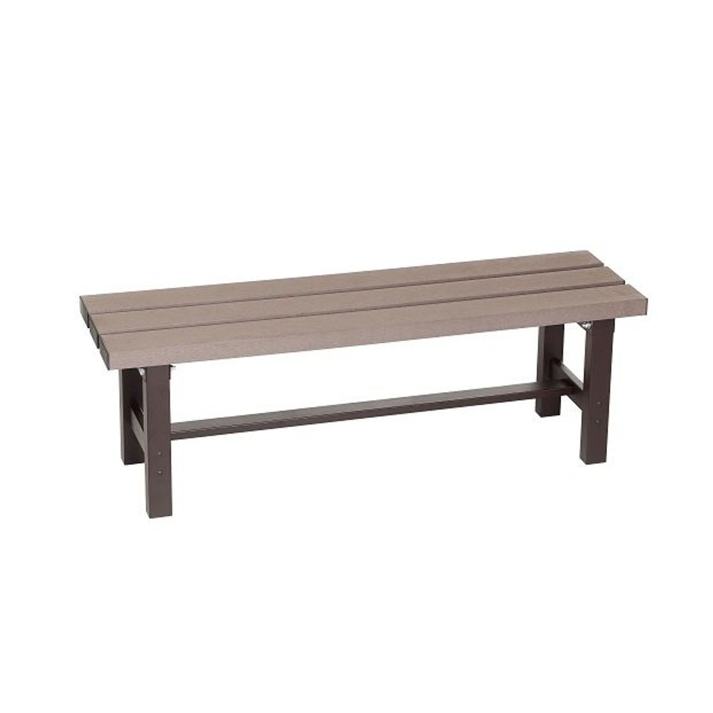 グリーンライフ アルミ人工木縁台【メーカー直送・代引不可】, ブラウン（90）, 90cm