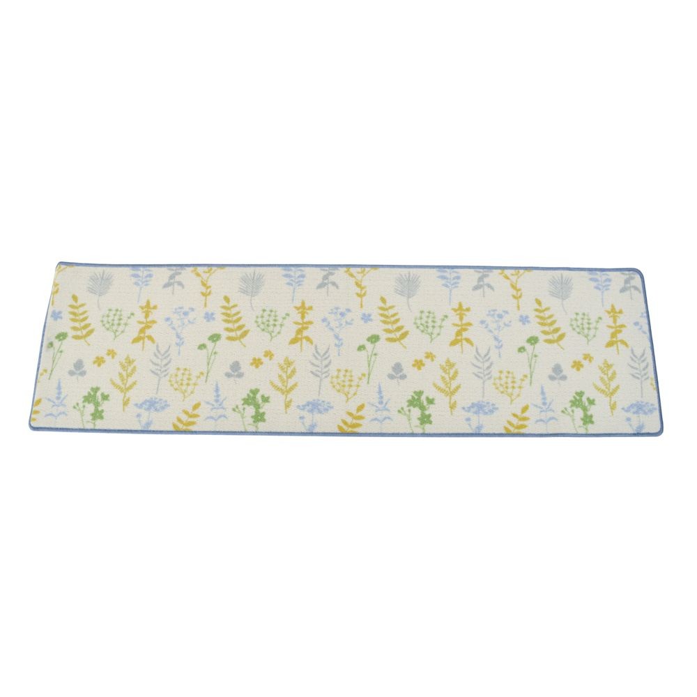 キッチンマット５０Ｘ１８０ＣＭブルー, ブルー, 50×180cm