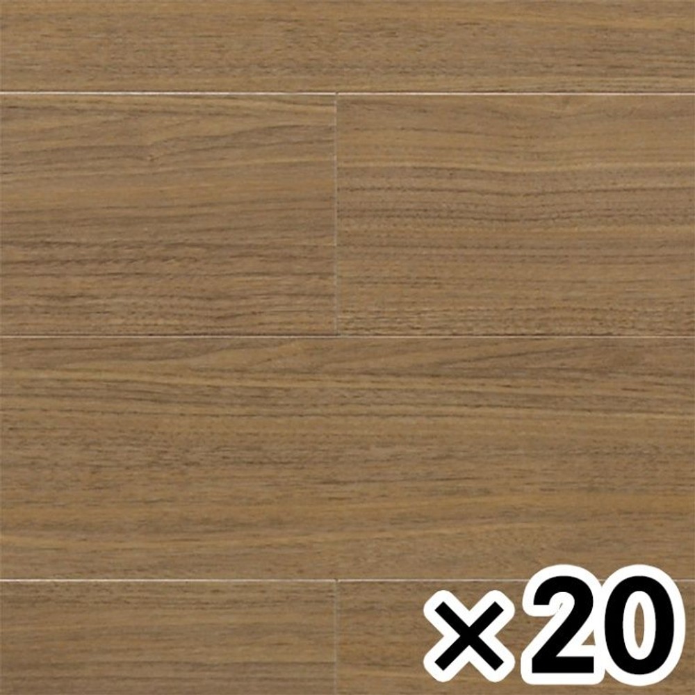 ロイヤルウッドＰＷＴ3258 ×20枚セット, ビガーウォールナット, 幅450×奥行450×高さ3mm
