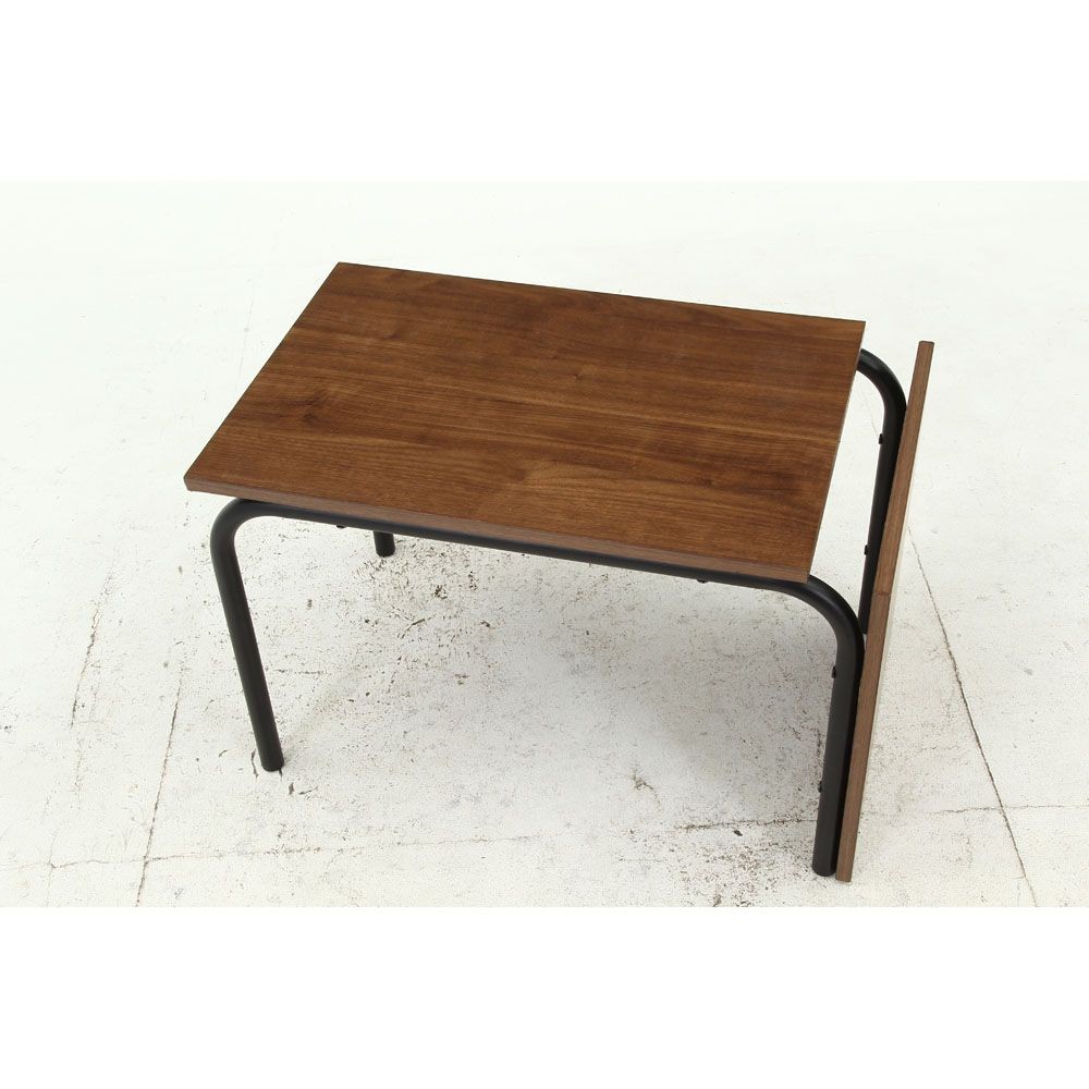 不二貿易 ＥＺＢＯ　２ＷＡＹテーブル（大）　ＭＢＲ【メーカー直送・代引不可】, ブラウン, 幅400mm&times;奥行420mm&times;高さ675mm