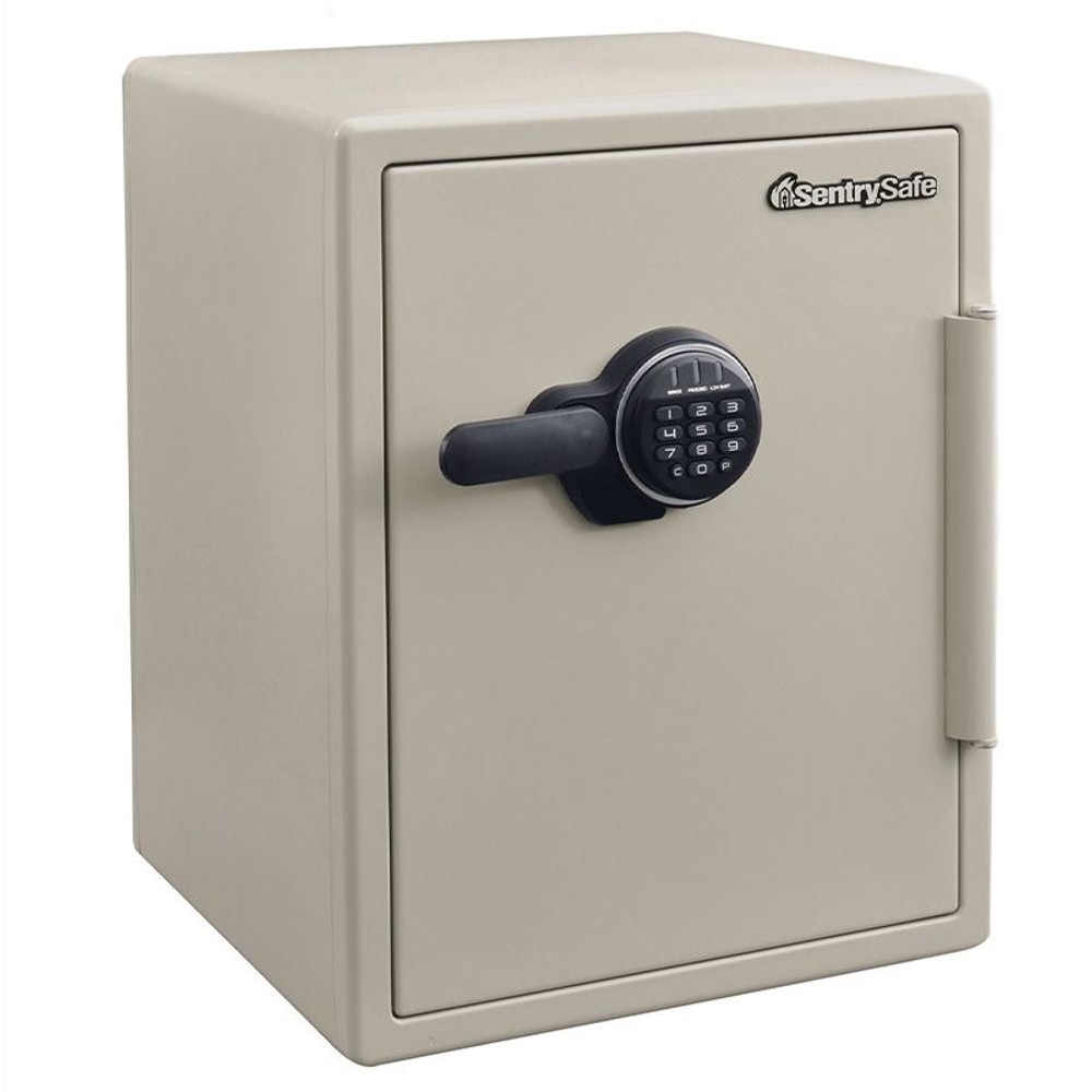 【廃棄料無料・開梱・設置費込】セントリー耐火金庫  JF205EV テンキー式 1時間耐火 56.6L【メーカー直送・代引不可】, ダブグレー, 56.6L