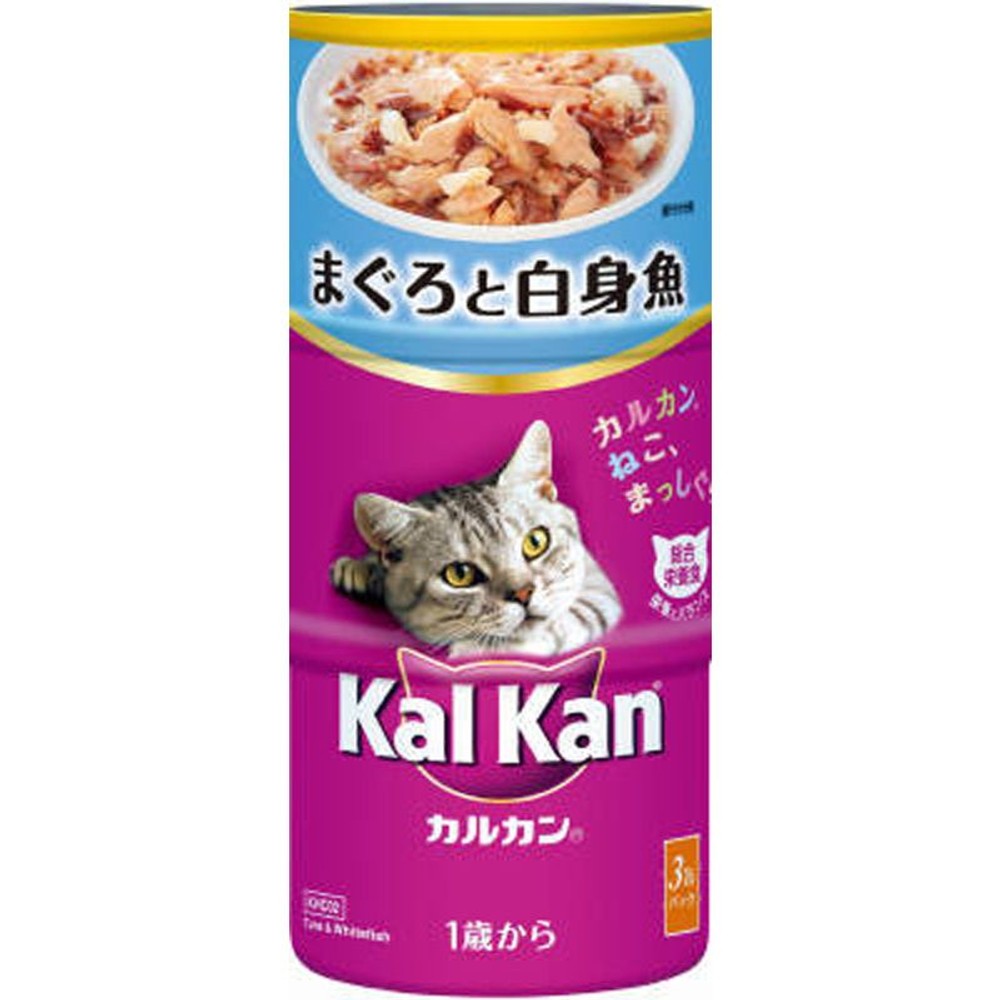 カルカン　1歳からまぐろと白身魚　160ｇＸ3Ｐ, 1歳からまぐろと白身魚, 160g&times;3P