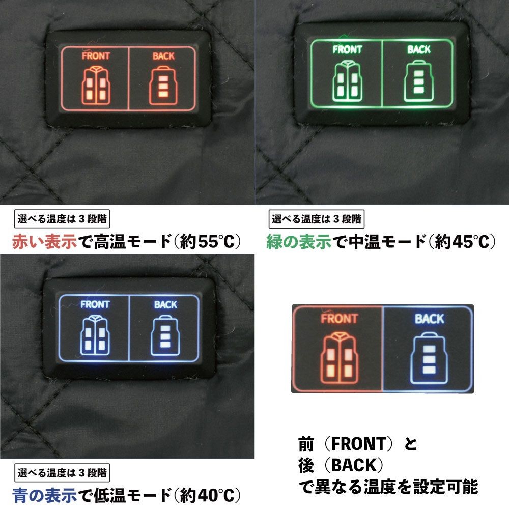 【2025年モデル】インナー７ヒーターベスト　ブラック, ブラック, Sサイズ