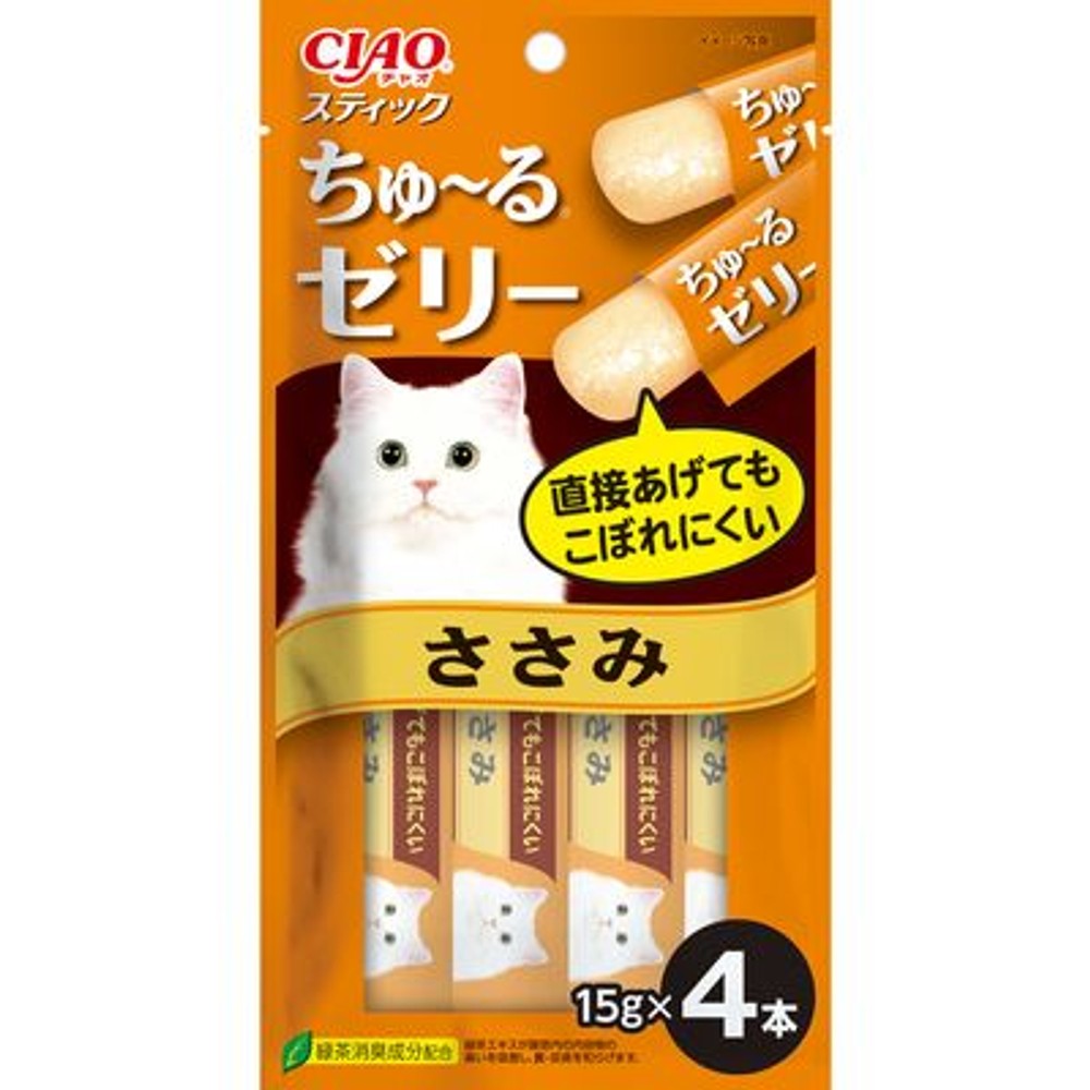 チャオ　スティック　ささみ　15ｇＸ4, ささみ味, 15g&times;4本