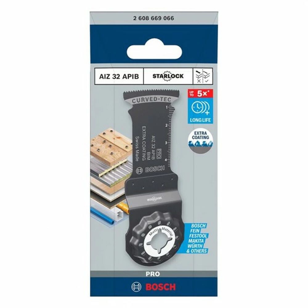 ボッシュ 木材金属ボード用ブレード AIZ43APIB, ブラック, 刃幅32mm&times;刃長50mm