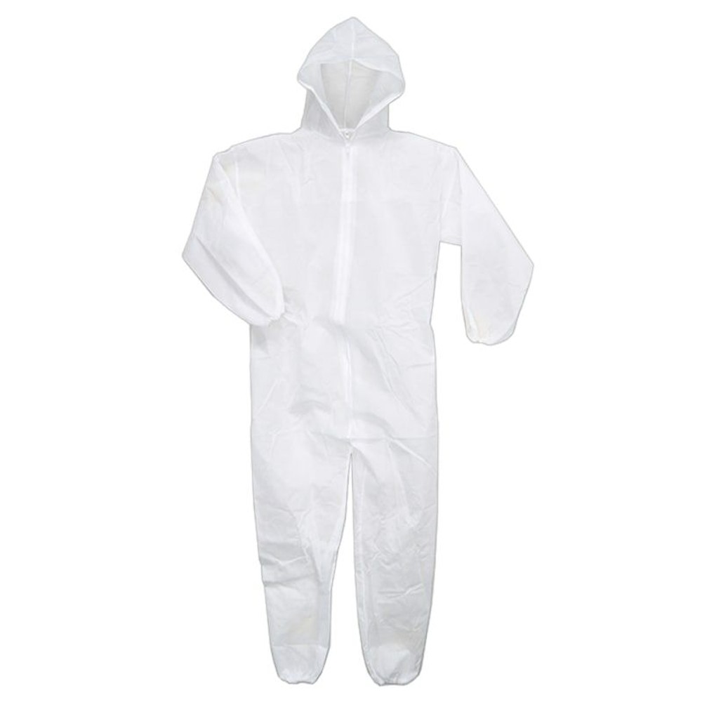 不織布つなぎ服 &times;48着セット, ホワイト（3L）, 3Lサイズ