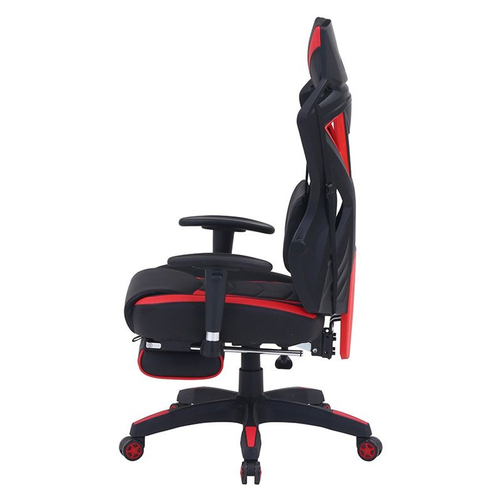 【ネット限定価格】メッシュゲーミングチェア レイズフットレスト付き ＲＤ（レッド）【メーカー直送・代引不可】, その他カラー１, その他サイズ１