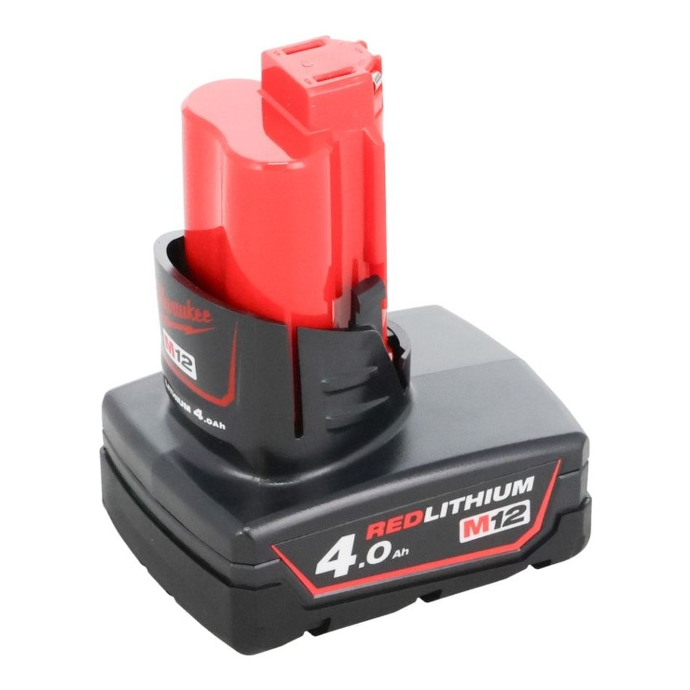 Milwaukee M12 4.0Ah バッテリー, 4.0Ah, 12V