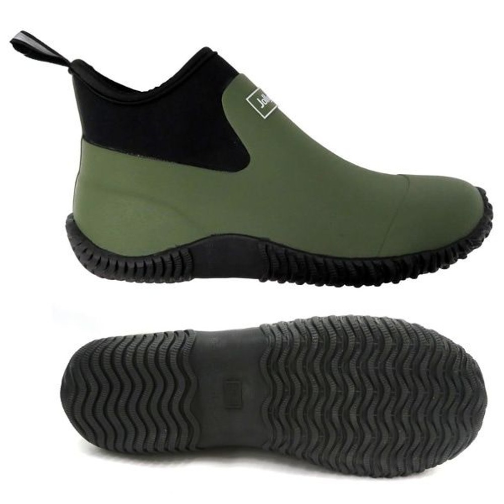 ジョリーウォーク 足にぴったり防水ブーツ カーキ レインブーツ, カーキ, 23.0cm