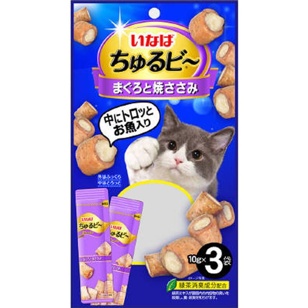 いなば　ちゅるビー　まぐろと焼ささみ　3袋, まぐろと焼ささみ, 3袋