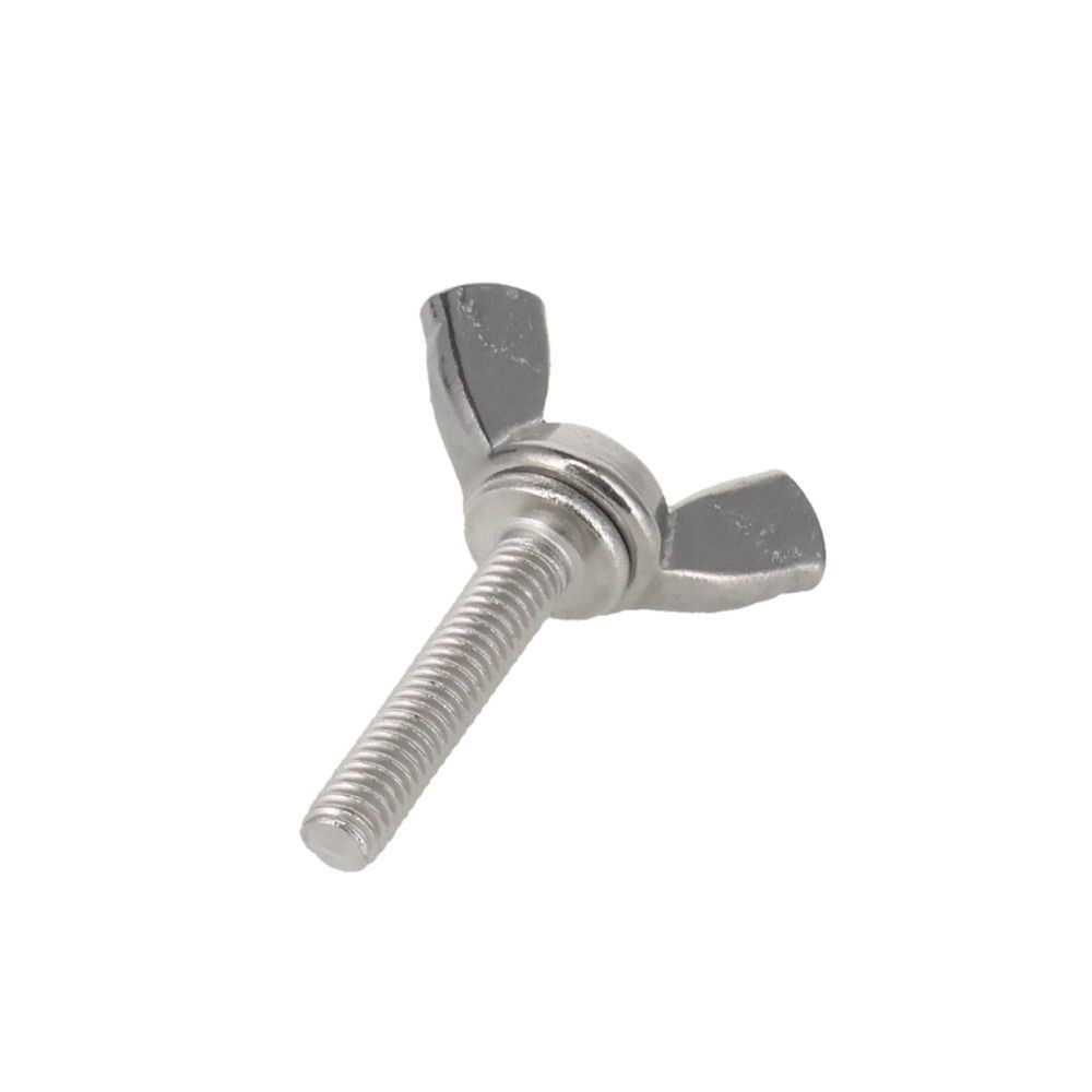 ステンレス　蝶ボルト　Ｍ４&times;２０　２入, シルバー, M4&times;20mm