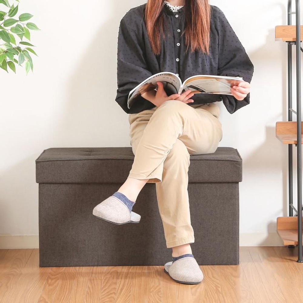 不二貿易  ディノ　トランクベンチ　Ｗ76 【メーカー直送・代引不可】, ベージュ, 76cm幅