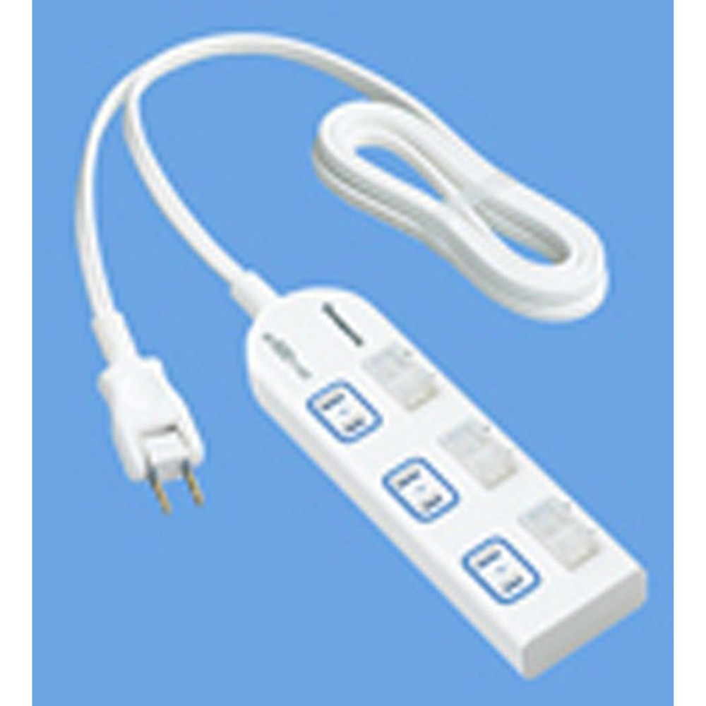 パナソニック　ザ・タップＸ（3コ口）個別スイッチ, ホワイト（2）, 2.0m