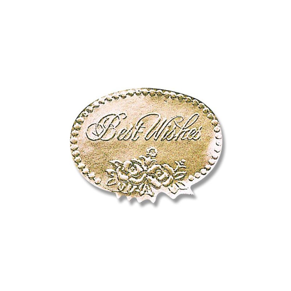 ギフトシール　ベストウィッシュ　S　金　100片, 金, Sサイズ