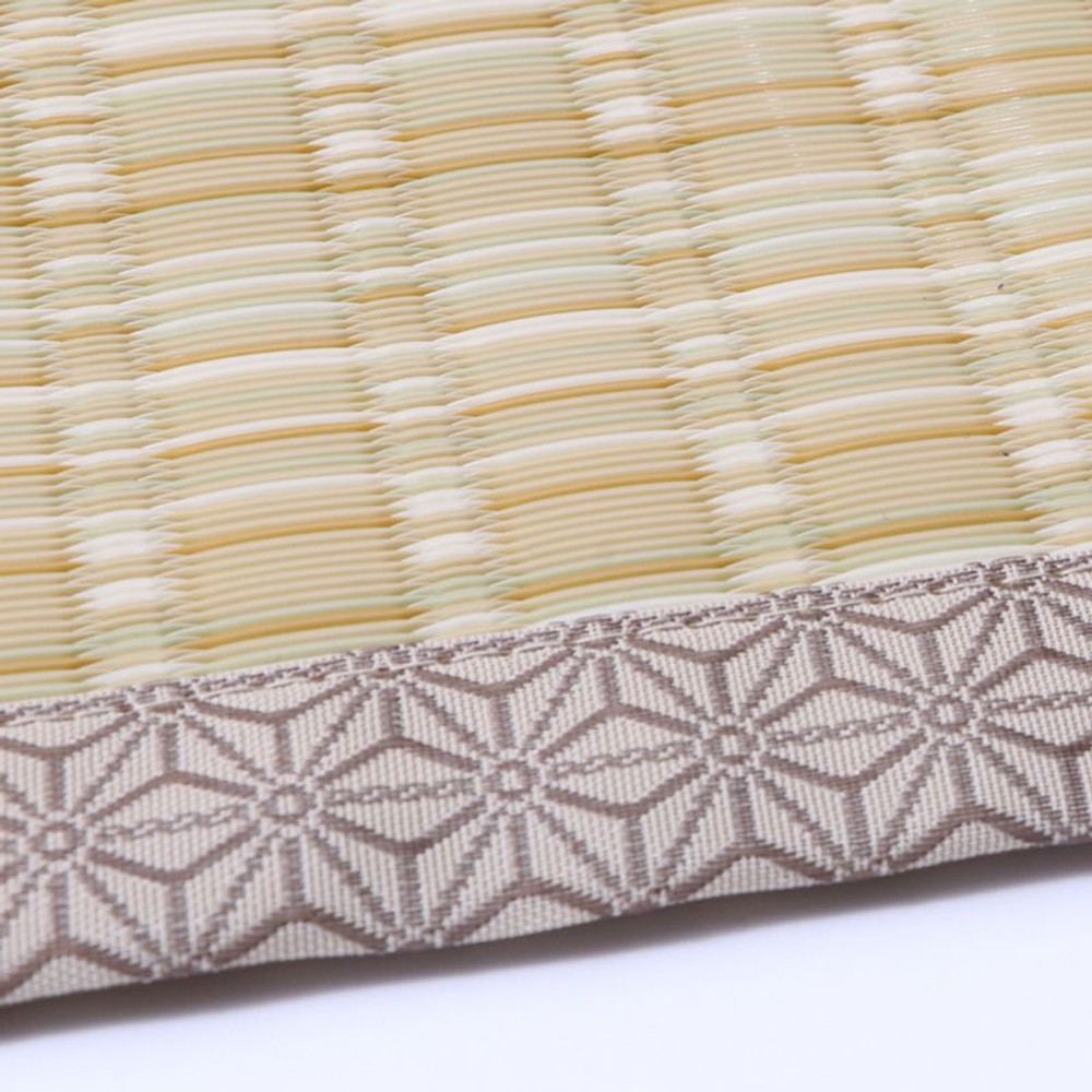 お手入れ簡単 上敷き カーペット 花莚 バルカン 江戸間 ベージュ ポリプロピレン【メーカー直送・代引不可】, その他カラー１, 1畳用