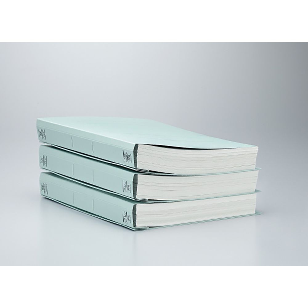 コクヨ　フラットファイルW樹脂製とじ具 A4縦 25mmとじ 青　フーＷ１０Ｂ, 青, A4-S