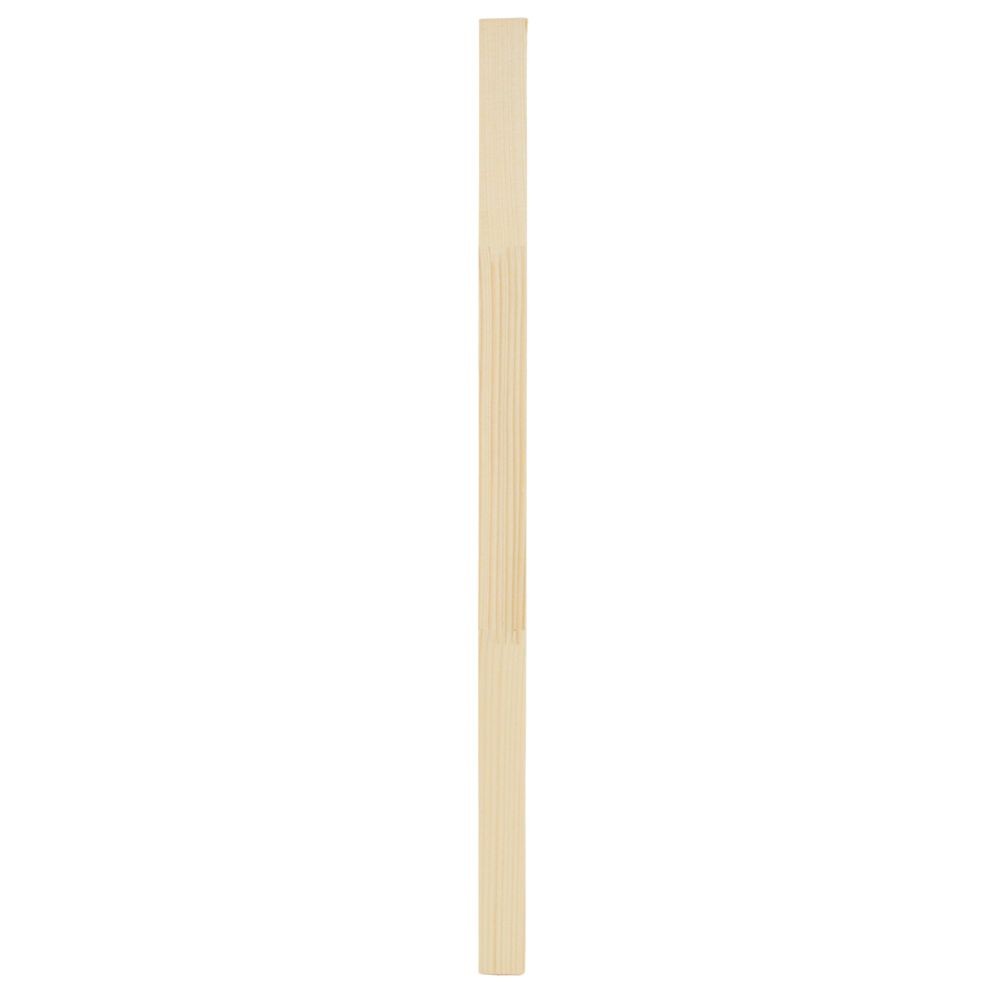 パイン加工材　約長さ６００ｍｍ 厚さ１２ｍｍ 幅１２ｍｍ, 厚さ12(12), 12mm