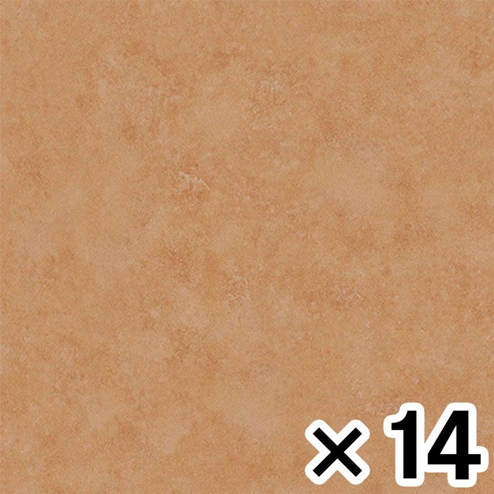 東リ ロイヤルストーン ＰＳＴ４１２５&times;14枚セット, イタリアンテラコッタ, 幅450mm&times;奥行450mm&times;高さ3mm