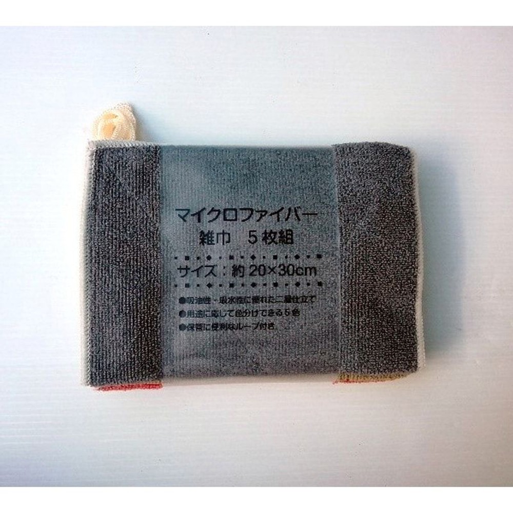 マイクロファイバー雑巾　5Ｐ, その他カラー１, その他サイズ１