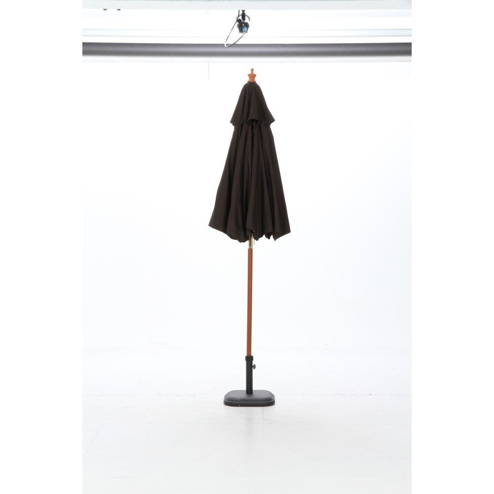 不二貿易  木製パラソル　210ｃｍ, アイボリー, 直径約209cm