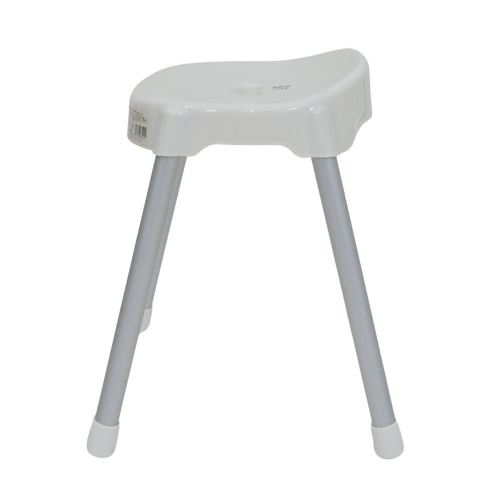 ウィザ WIZ'A かる〜いアルミ脚バスチェア, ホワイト（30cm）, 30cm