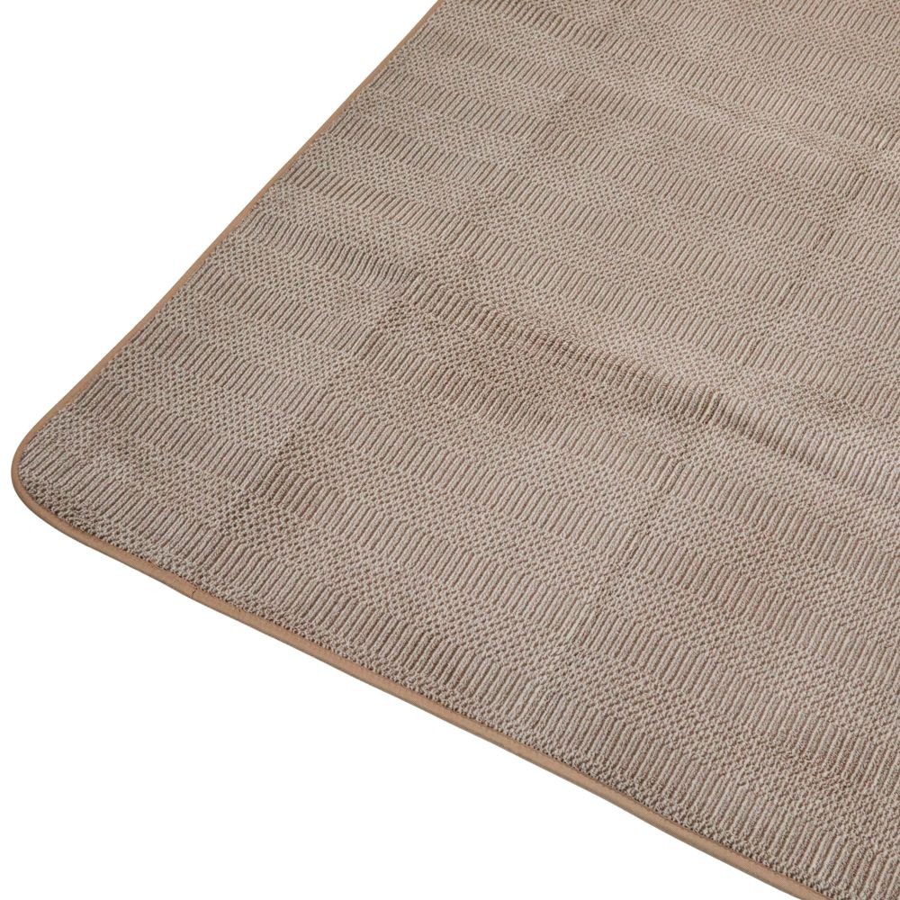 WIZ'A　ウィザ　洗濯機で洗えるラグ　２２０Ｘ２２０　ＢＲ　２５プレーン, ブラウン, 220&times;220cm