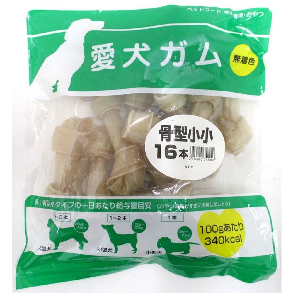 愛犬ガム　骨型　小小16本, その他カラー１, その他サイズ１