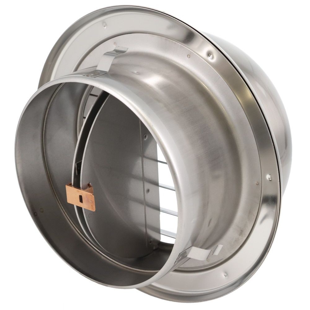 強制Ｄ付　ＳＴ丸型フードガラリ１５０パイＧＳＺＶ１００ＳＦＤ, ヘアーライン, φ150